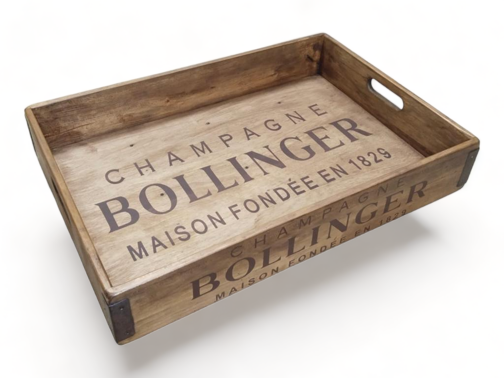 Large Butler Tray and Stand - Champagne Bollinger