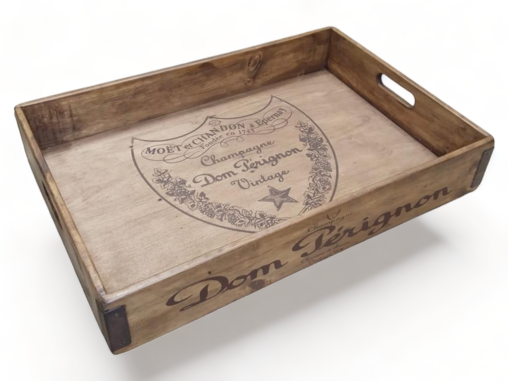 Large Butler Tray and Stand - Dom Perignon