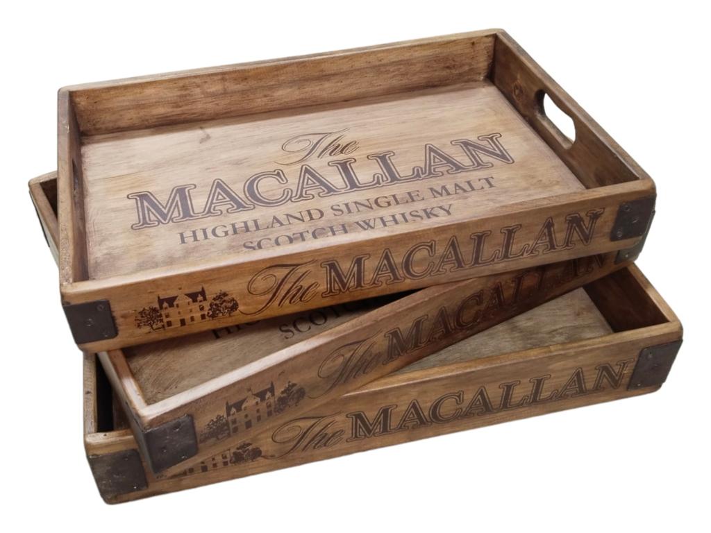 Vintage Handmade Tray - Macallan