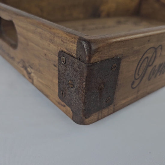 Vintage Handmade Tray - Detail Video